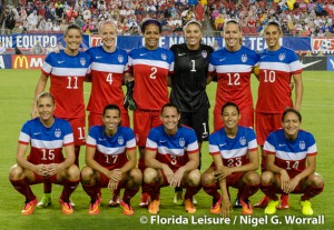 U.S. Women's Soccer Team vs. France, Raymond James Stadium, Tampa - 14 June 2014 (Photographer: Nigel Worrall)