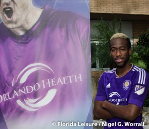 Orlando City Soccer 2015 Major League Soccer (MLS) home jersey,  Orlando, Florida - 5th November 2014 (Photographer: Nigel G. Worrall)