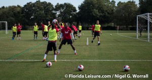 Canadian Men's National Team train at Sylvan Lake Park, Orlando - 11th November 2014 (Photographer: Nigel G. Worrall)