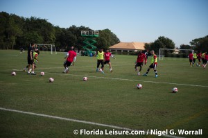 Canadian Men's National Team train at Sylvan Lake Park, Orlando - 11th November 2014 (Photographer: Nigel G. Worrall)
