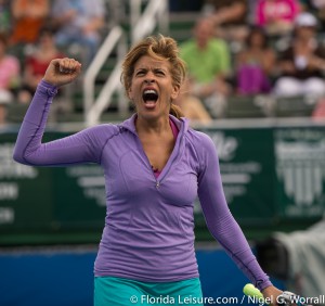 Hoda Kobt at Chris Evert Pro-Celebrity Tennis Classic, Boca Raton, 21-23 November 2014 (Photographer: Nigel G Worrall)