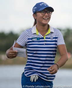 Lydia Ko at CME Group Tour Championship,  Tiburon Golf Club, Naples, Florida, 18-23 November 2014 (Photographer: Nigel G Worrall)