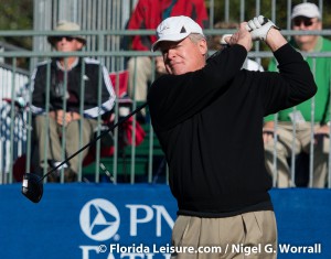 Johnny Miller at PNC Father / Son Challenge, Orlando, Florida - 11 - 14 December 2014 (Photographer: Nigel G. Worrall)