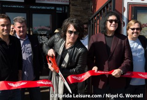 Paul Stanley & Gene Simmons atRock & Brews Grand Opening, Oviedo, 6 January 2015 (Photographer: Nigel G. Worrall)