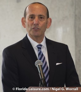 Major League Soccer (MLS) Commissioner Don Garber at Orlando City SC - "Fill The Bowl" - 5th February 2015 (Photographer: Nigel Worrall)