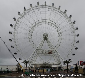 Final capsule is mounted to Orlando Eye, International Drive, Orlando -  6 February 2015 (Photographer: Nigel G. Worrall)