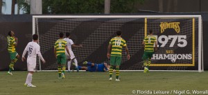 Tampa Bay Rowdies 3 vs Jacksonville Armada FC 2, Al Lang Stadium, St. Petersburg,Florida - 25th April 2015 (Photographer: Nigel G Worrall)