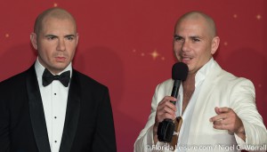 Pitbull Faces Off With His New Madame Tussauds Orlando Figure, Madame Tussauds Orlando, Florida - 29th May 2015 (Photographer: Nigel G Worrall)