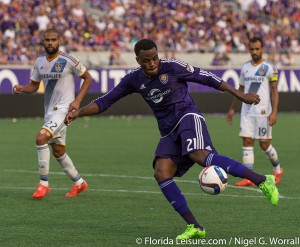 Orlando City Soccer 4 LA Galaxy 0, Orlando Citrus Bowl, Orlando, Florida - 17th May 2015 (Photographer: Nigel G Worrall)