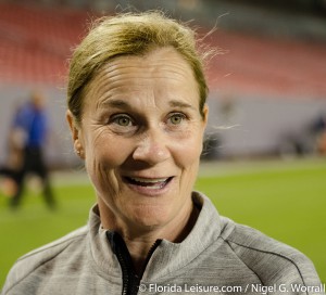 Jill Ellis - U.S. Women's Soccer Team vs. France, Raymond James Stadium, Tampa - 14 June 2014 (Photographer: Nigel Worrall)