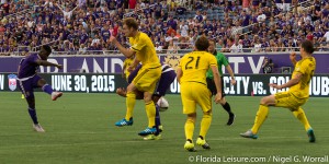 Orlando City Soccer 2 Columbus Crew 0, U.S.Open Cup, Orlando Citrus Bowl, Orlando, Florida - 30th June 2015 (Photographer: Nigel G Worrall)