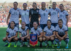U.S. Women's Soccer Team vs. Brazil Women's Soccer Team, Orlando, Florida - 10 November 2013 (Photographer: Nigel Worrall)