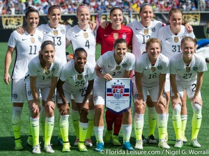 United States Women's Soccer Team 3 Brazil 1, Orlando, Florida - 25th October 2015 (Photographer: Nigel G Worrall)