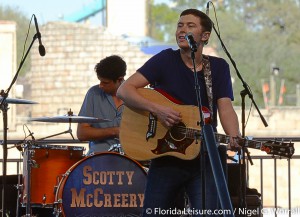 Scotty McCreery - Bands Brew & BBQ 2012, SeaWorld Orlando, Florida  (Photographer: Nigel G Worrall)