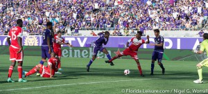 Orlando City Soccer 2 New England Revolution 2, Orlando Citrus Bowl, Orlando, Florida - 17th April 2016 (Photographer: Nigel G Worrall)