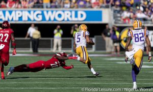 LSU 29 Louisville 9, Buffalo Wild Wings Bowl, Camping World Stadium, Orlando, 31st December 2016 (Photographer: Nigel G Worrall)