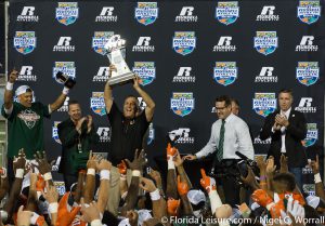 West Virginia 14 Miami 31, Russell Athletic Bowl, Camping World Stadium, Orlando, 28th December 2016 (Photographer: Nigel G Worrall)