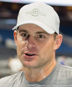 Powershares Tennis Series with John McEnroe, Jim Courier, Andy Roddick and James Blake, Amway Center, Orlando, 5th January 2017 (Photographer: Nigel G Worrall)