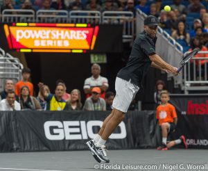 Powershares Tennis Series with John McEnroe, Jim Courier, Andy Roddick and James Blake, Amway Center, Orlando, 5th January 2017 (Photographer: Nigel G Worrall)