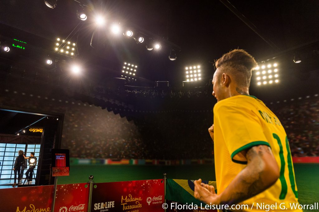 Neymar Photo Experience at Madame Tussauds Orlando, Orlando, 23rd February 2017 (Photographer: Nigel G Worrall)