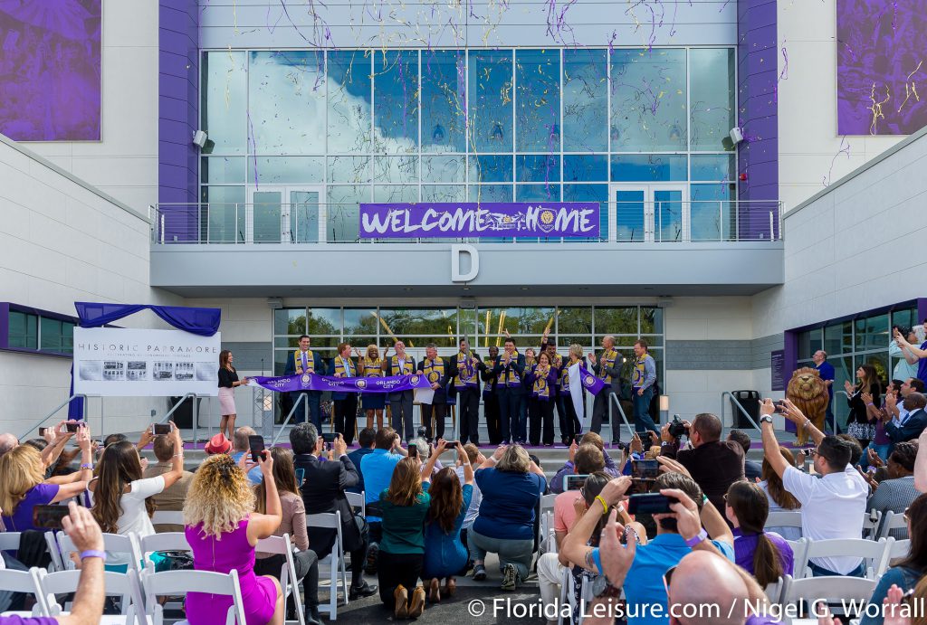 Orlando City Soccer Ribbon Cutting at Orlando City Soccer Stadium, Orlando, Orlando, 24th February 2017 (Photographer: Nigel G Worrall)