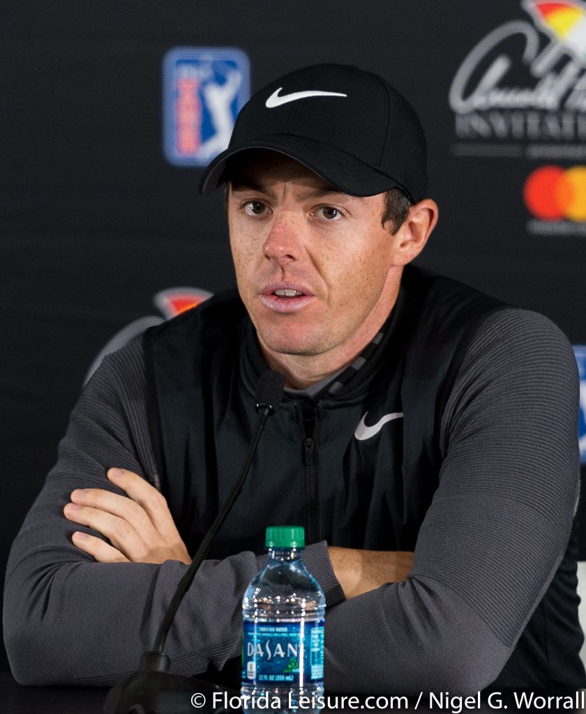 Rory McIlroy at Arnold Palmer Invitational - Opening Ceremony & Press Conference, Orlando, 15th March 2017 (Photographer: Nigel G Worrall)