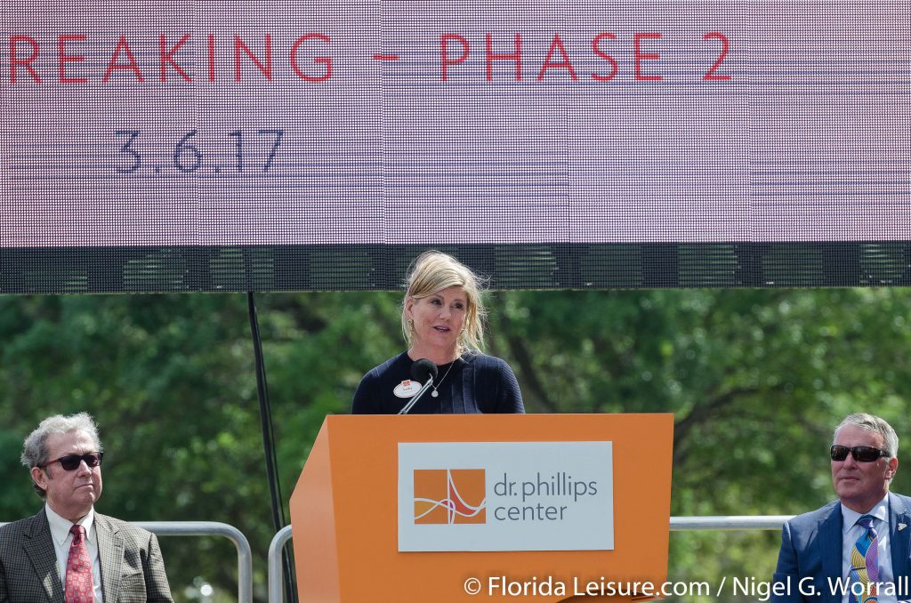Dr. Phillips Center for the Performing Arts Breaks Ground on Highly Anticipated Steinmetz Hall and The Green Room, Orlando, 6th March 2017 (Photographer: Nigel G Worrall)