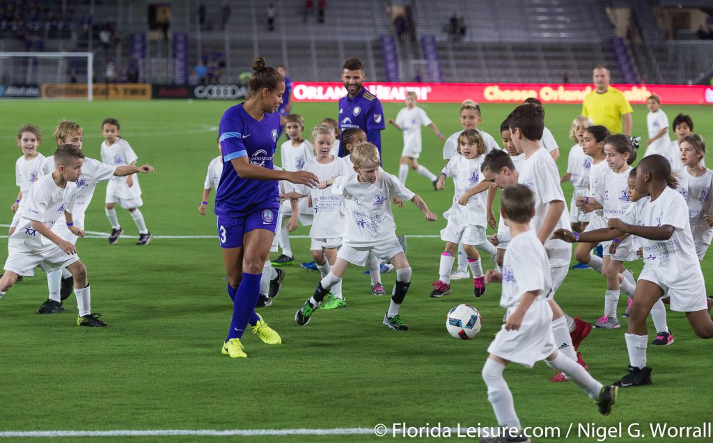 Orlando City Soccer Kids vs Pros, Orlando City Soccer Stadium, Orlando, 2nd March 2017 (Photographer: Nigel G Worrall)