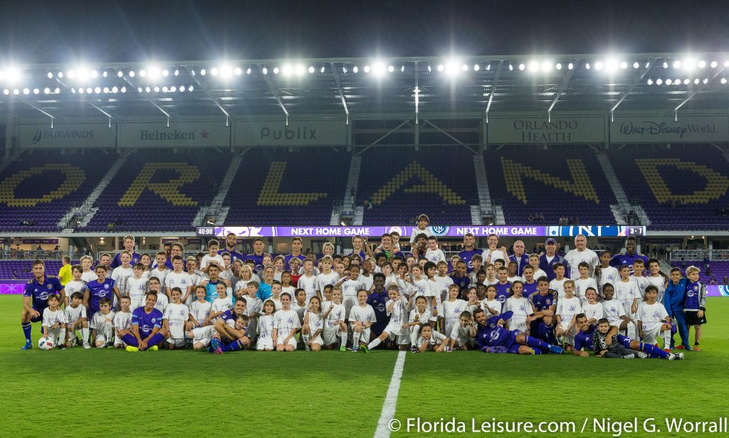 Orlando City Soccer Kids vs Pros, Orlando City Soccer Stadium, Orlando, 2nd March 2017 (Photographer: Nigel G Worrall)