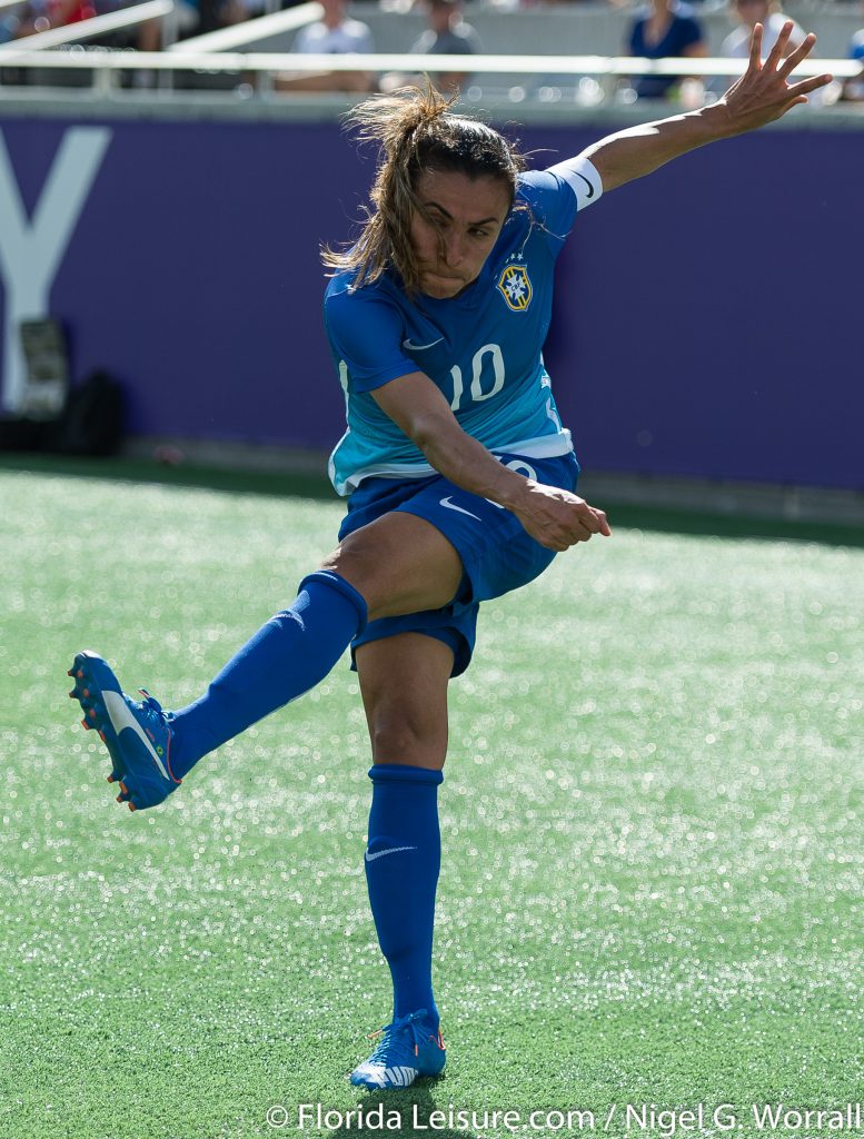 United States Women's Soccer Team 3 Brazil 1, Orlando, Florida - 25th October 2015 (Photographer: Nigel G Worrall)