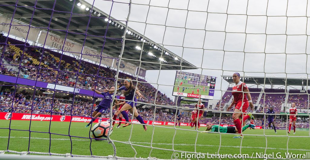 Orlando Pride 1 Washington Spirit 1, Orlando City Stadium, Orlando, 22nd April 2017 (Photographer: Nigel G Worrall)