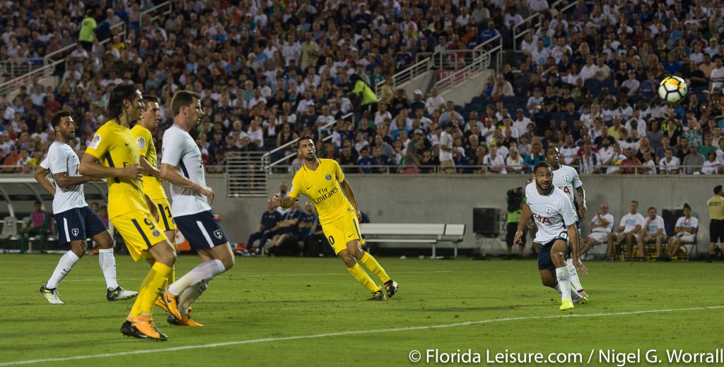 Paris Saint-Germain 2 Tottenham Hotspur 4, Camping World Stadium, Orlando, 22nd July 2017 (Photographer: Nigel G Worrall)