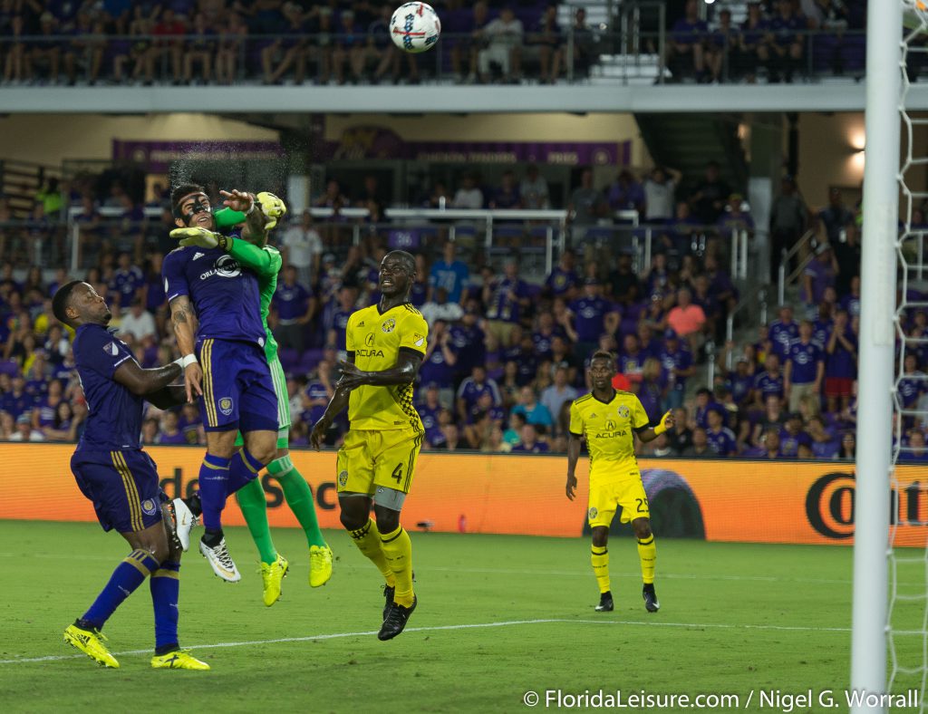 Orlando City Soccer1 Columbus Crew SC 1, Orlando City Stadium, Orlando, 19th August 2017 (Photographer: Nigel G Worrall)