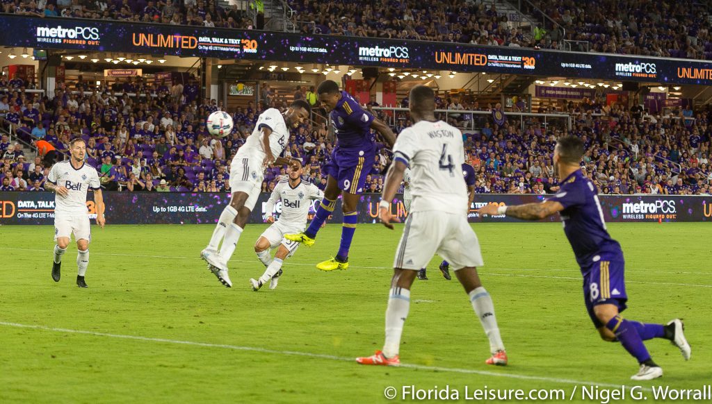 Orlando City Soccer vs Vancouver Whitecaps, Orlando City Stadium, Orlando, 26th August 2017 (Photographer: Nigel G Worrall)