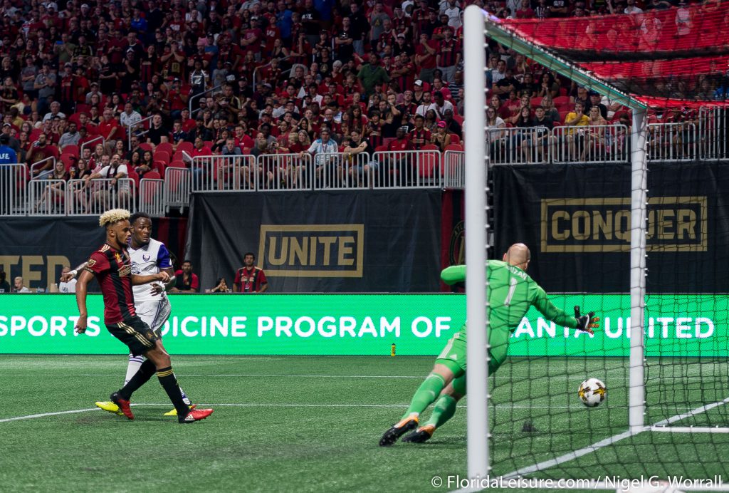 Atlanta United 3 Orlando City Soccer 3, Mercedes-Benz Stadium, Atlanta - 16th September2017 (Photographer: Nigel G Worrall)