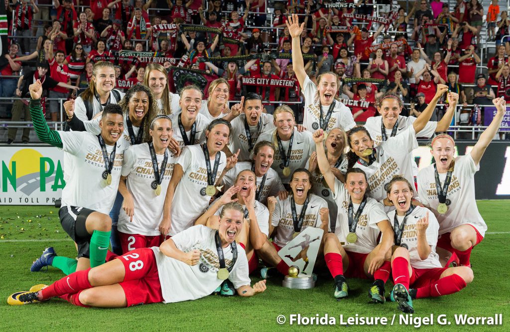 2017 National Women's Soccer League Championship - Portland Thorns 1 North Carolina Courage 0, Orlando City Stadium, Orlando, Florida - 14th October 2017 (Photographer: Nigel G Worrall)
