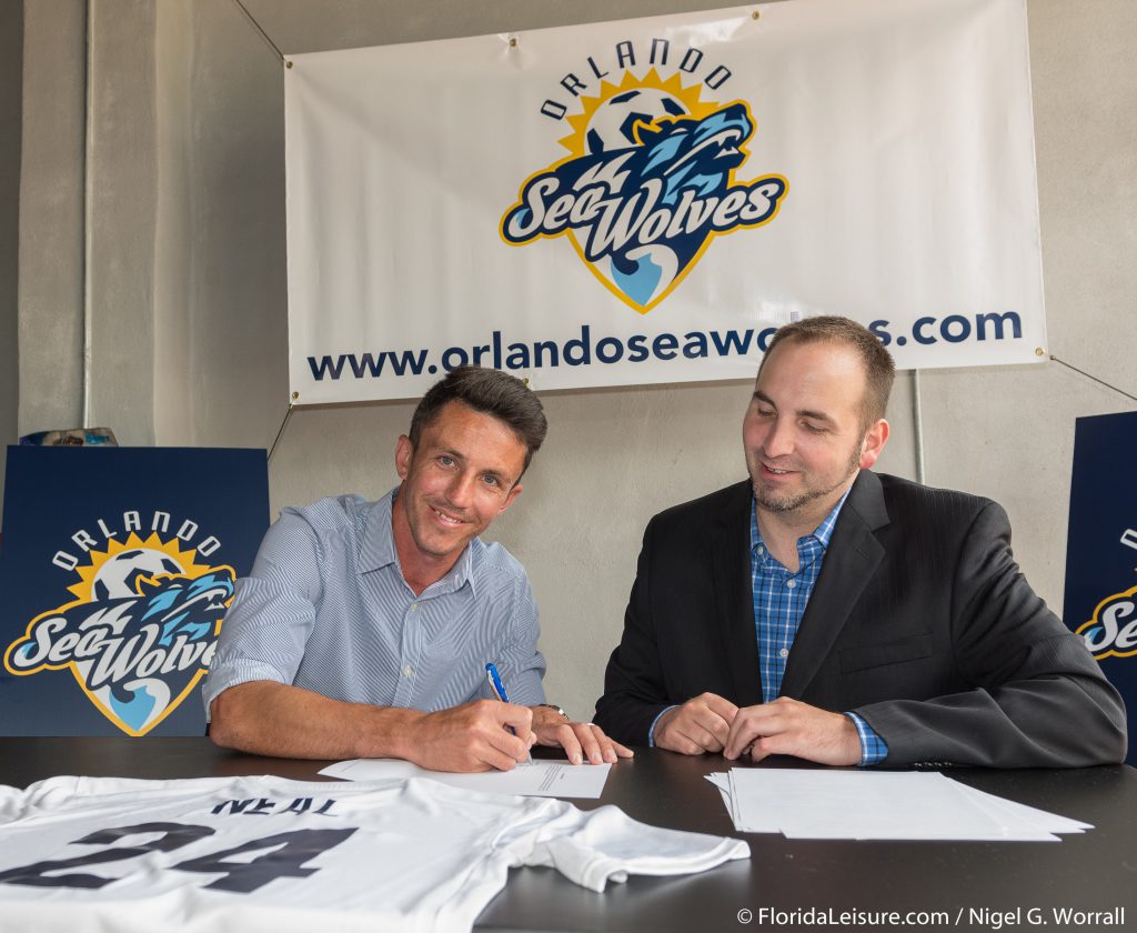 Orlando SeaWolves sign Lewis Neal, Orlando, Florida - 15th May 2018 (Photographer: Nigel G Worrall)