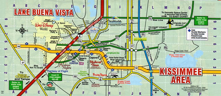Map Of Kissimmee World Map 07 - Lbv 